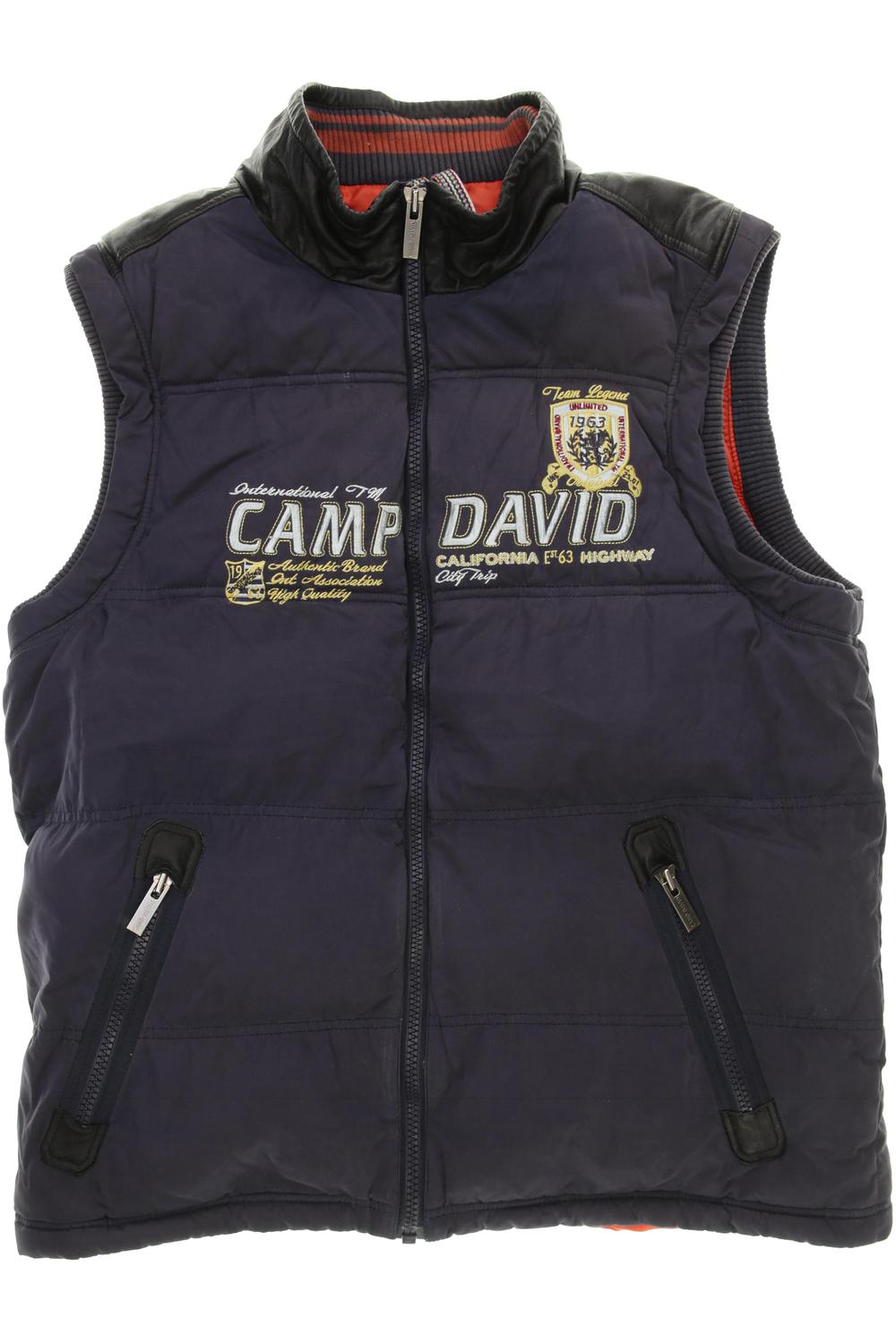 Camp David Weste Herren ärmellose Jacke Gr. XL Baumwolle ...