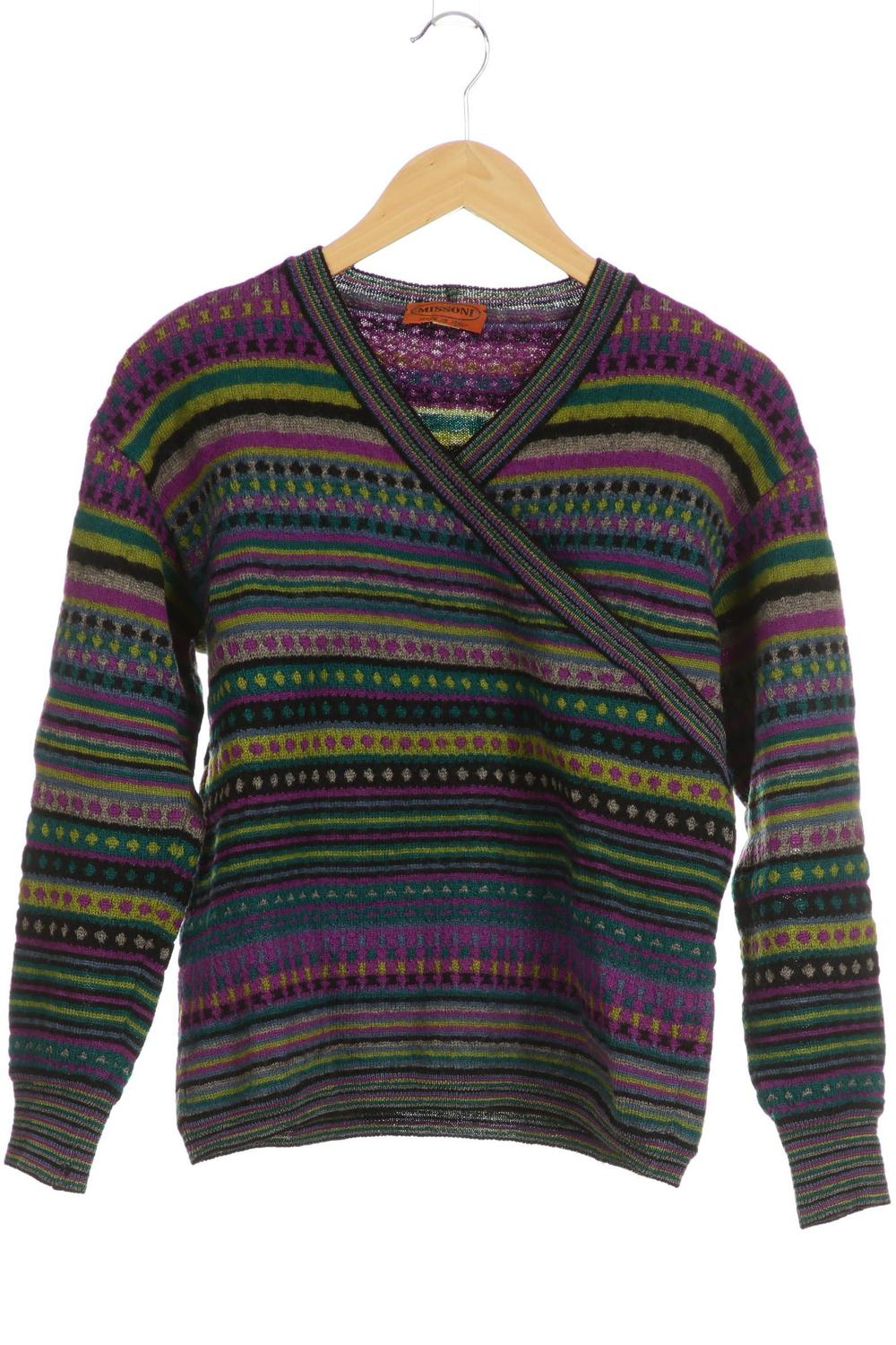 Missoni Pullover Damen Hoodie Sweatshirt Gr. M Wolle lila #eec9bb7 | eBay