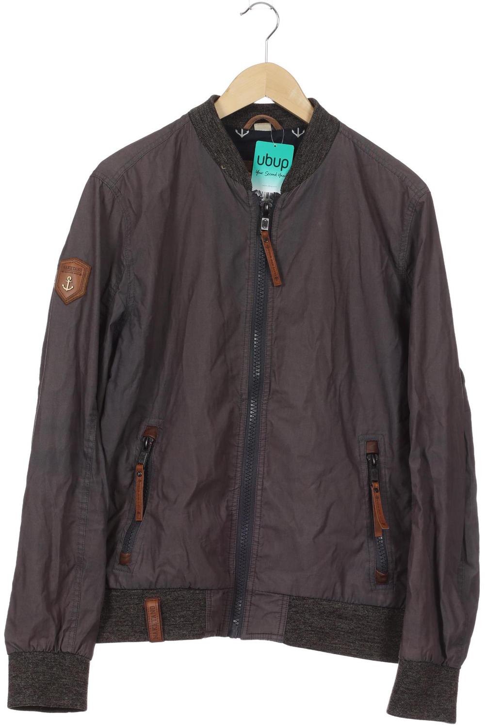 Naketano Jacke Herren Mantel Gr L Baumwolle Grau Eefb565 Ebay