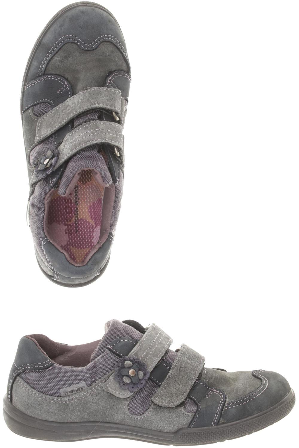 Ricosta Kinderschuhe Mädchen Gr. DE 32 Baumwolle, Leder grau Ricosta Kinderschuhe Mädchen Gr. DE 32 Baumwolle, Leder grau