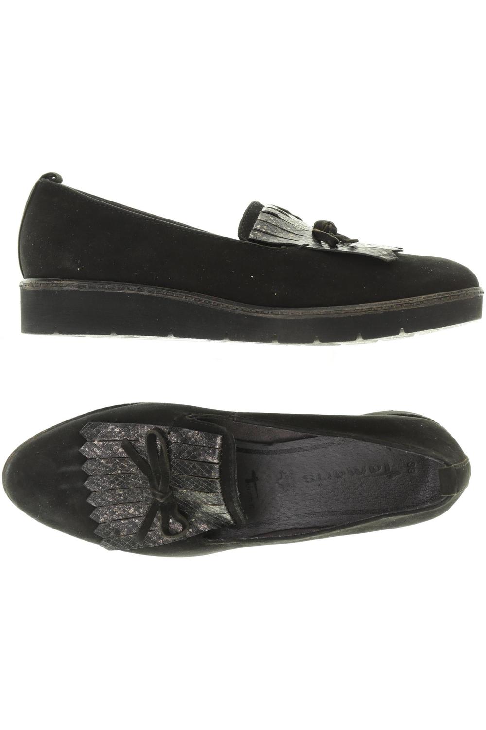Details zu Tamaris Halbschuh Damen Slipper feste Schuhe Gr. DE 39 Leder schwarz #761f735 Details zu Tamaris Halbschuh Damen Slipper feste Schuhe Gr. DE 39 Leder schwarz #761f735